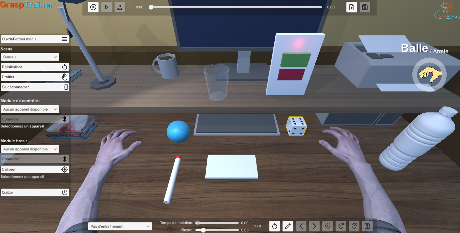 GraspTrainer Unity Preview